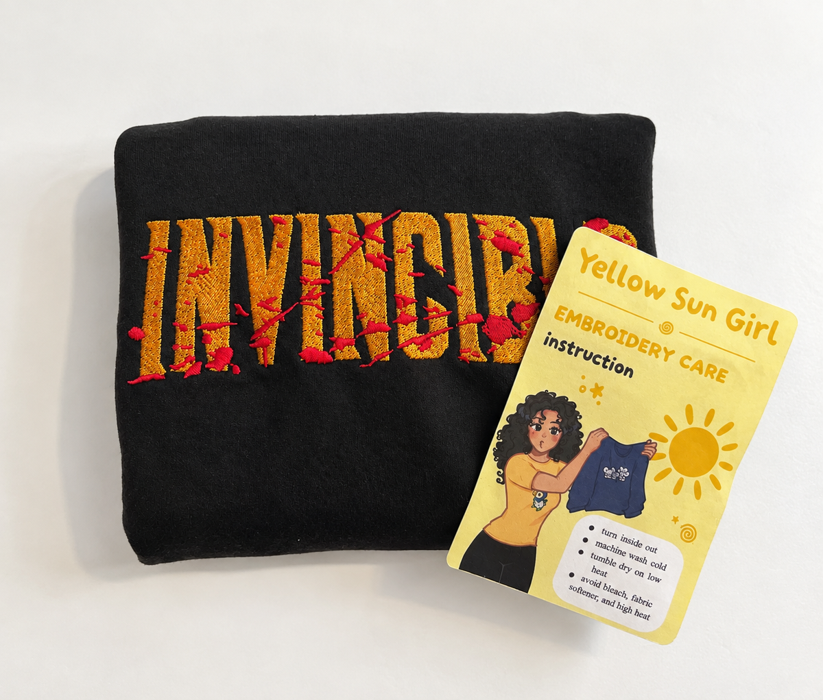 Invincibl3 Halloween embroidered Sweatshirt/Hoodie
