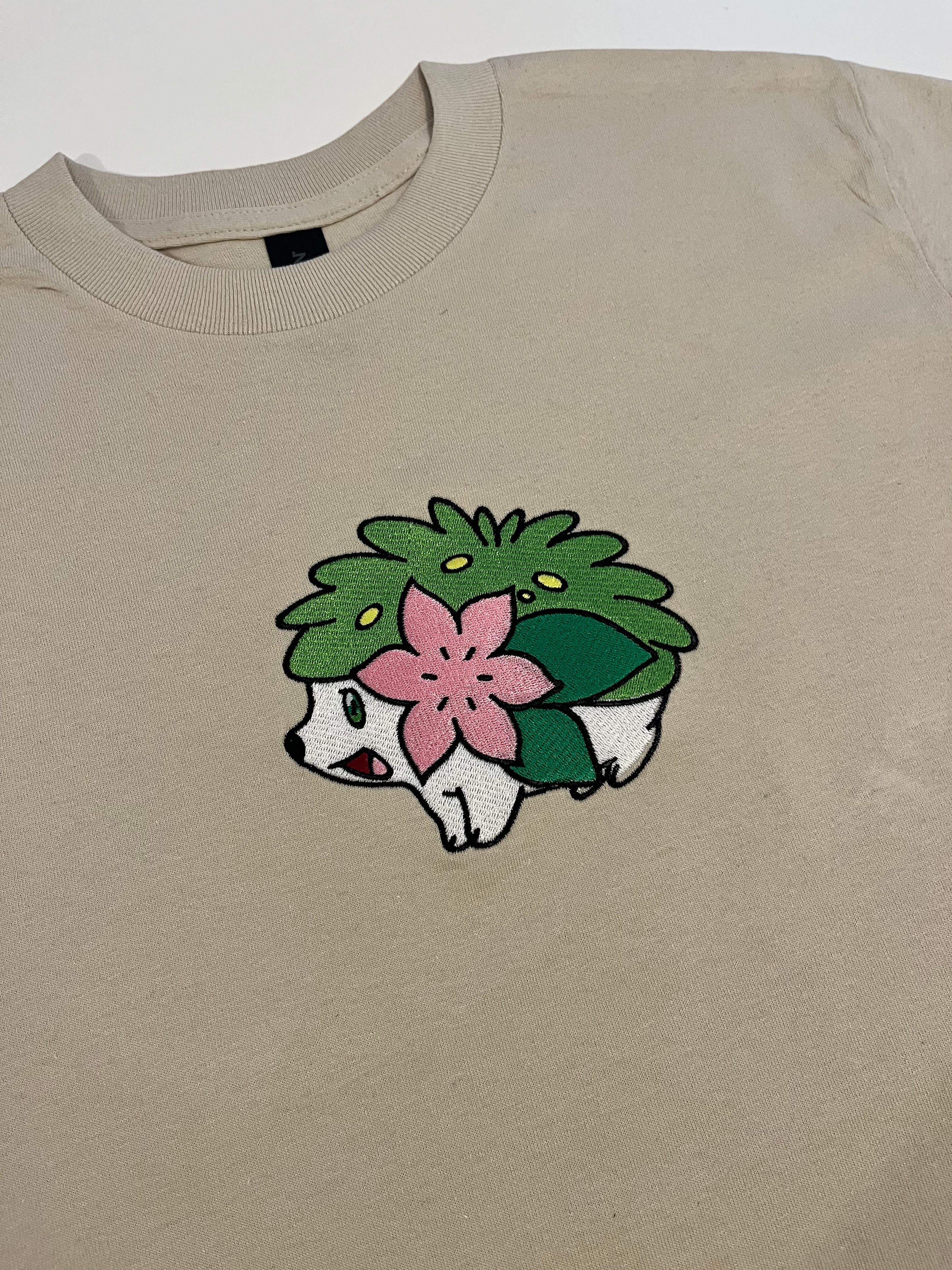 hedgehog grass type embroidered Sweatshirt/Hoodie