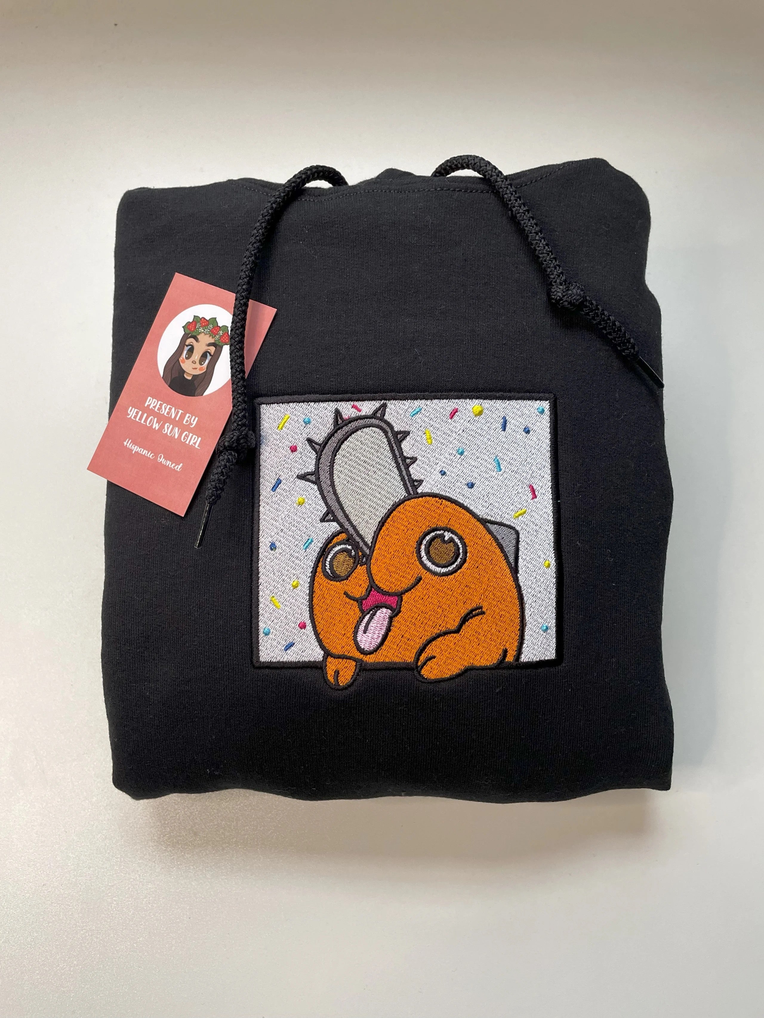orange chainsaw cutie embroidered Sweatshirt/Hoodie