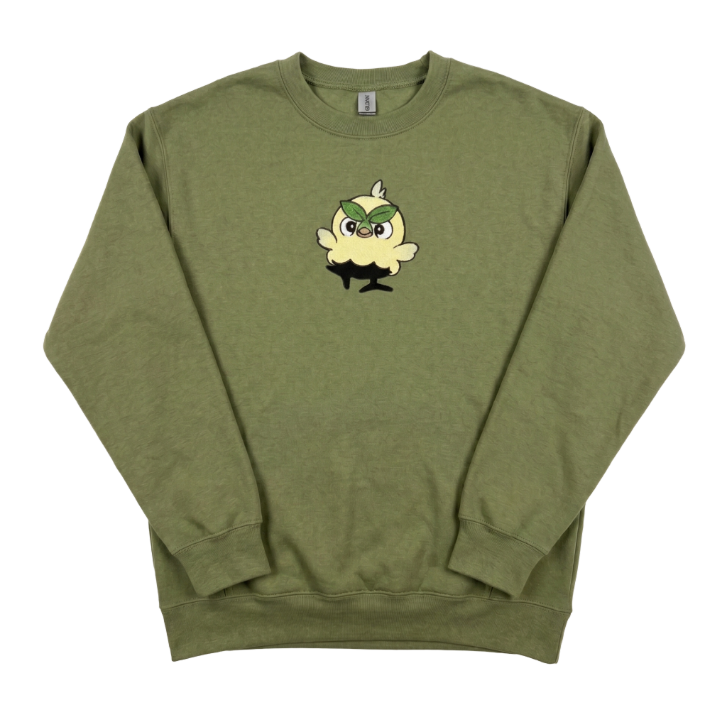 grass chick type embroidered Sweatshirt/Hoodie