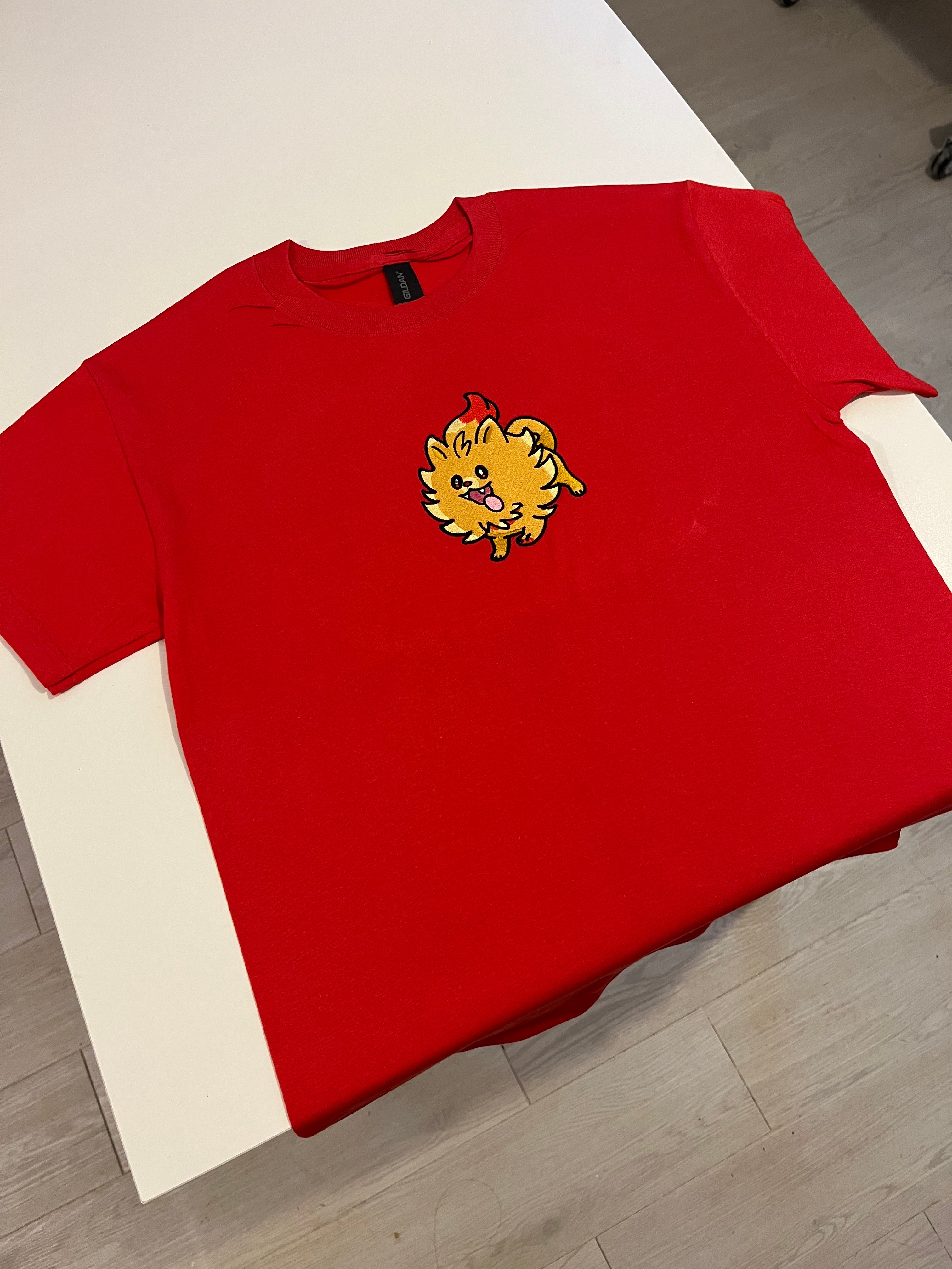 fire starter puppy embroidered Sweatshirt/Hoodie