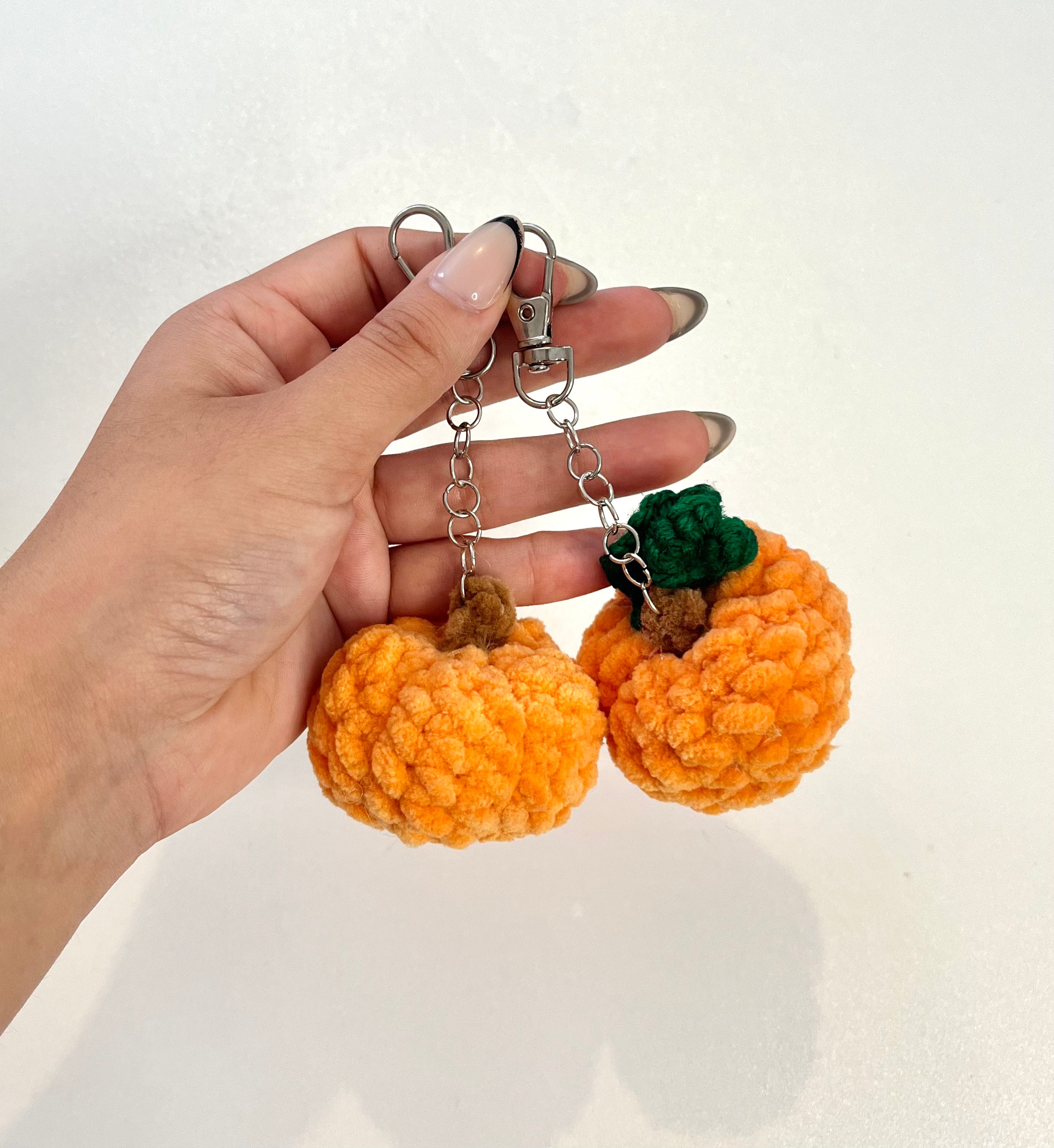 pumpkin keychain