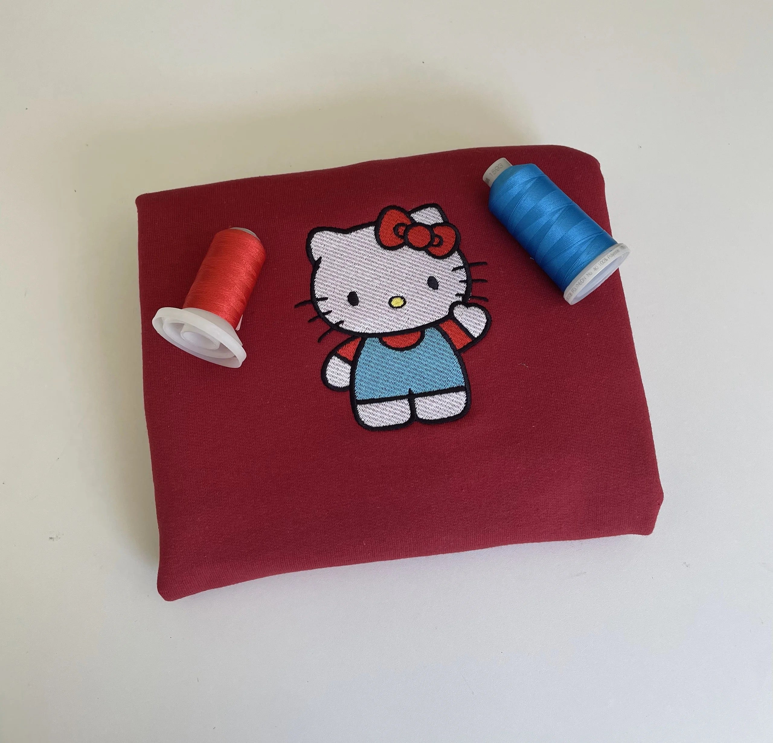 kitty embroidered Sweatshirt/Hoodie