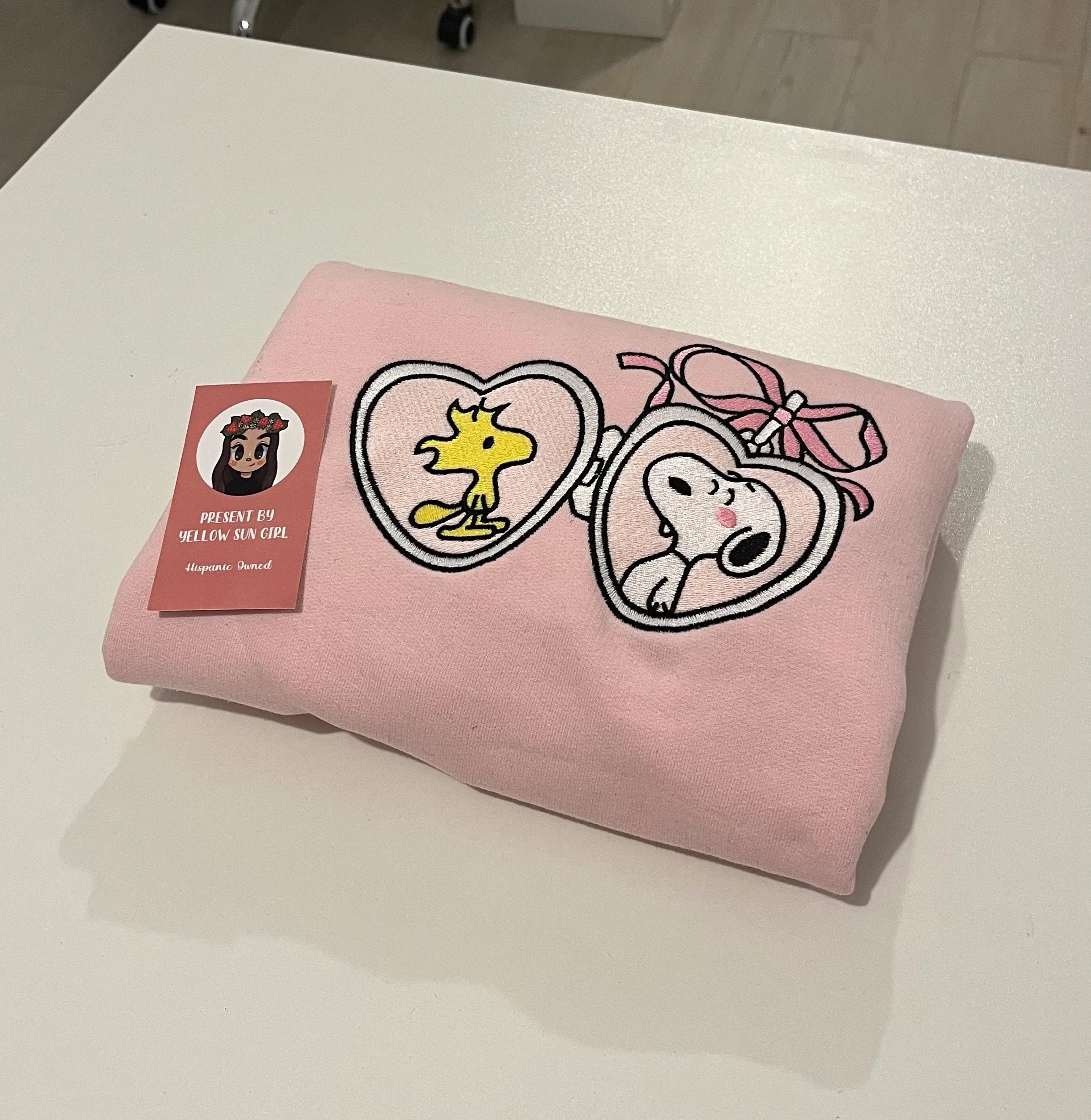 dog locket embroidered Sweatshirt/Hoodie