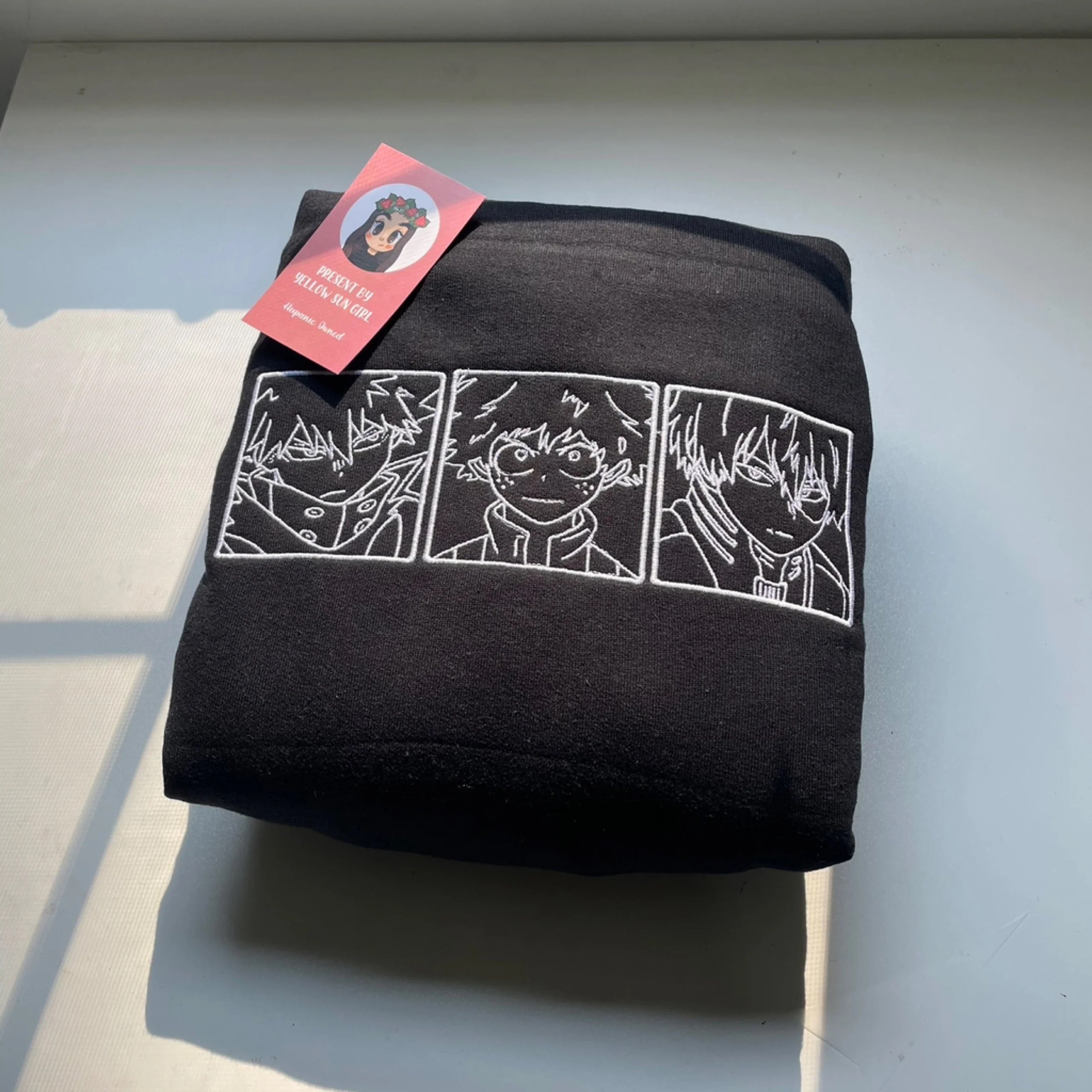 hero best friend embroidered Sweatshirt/Hoodie