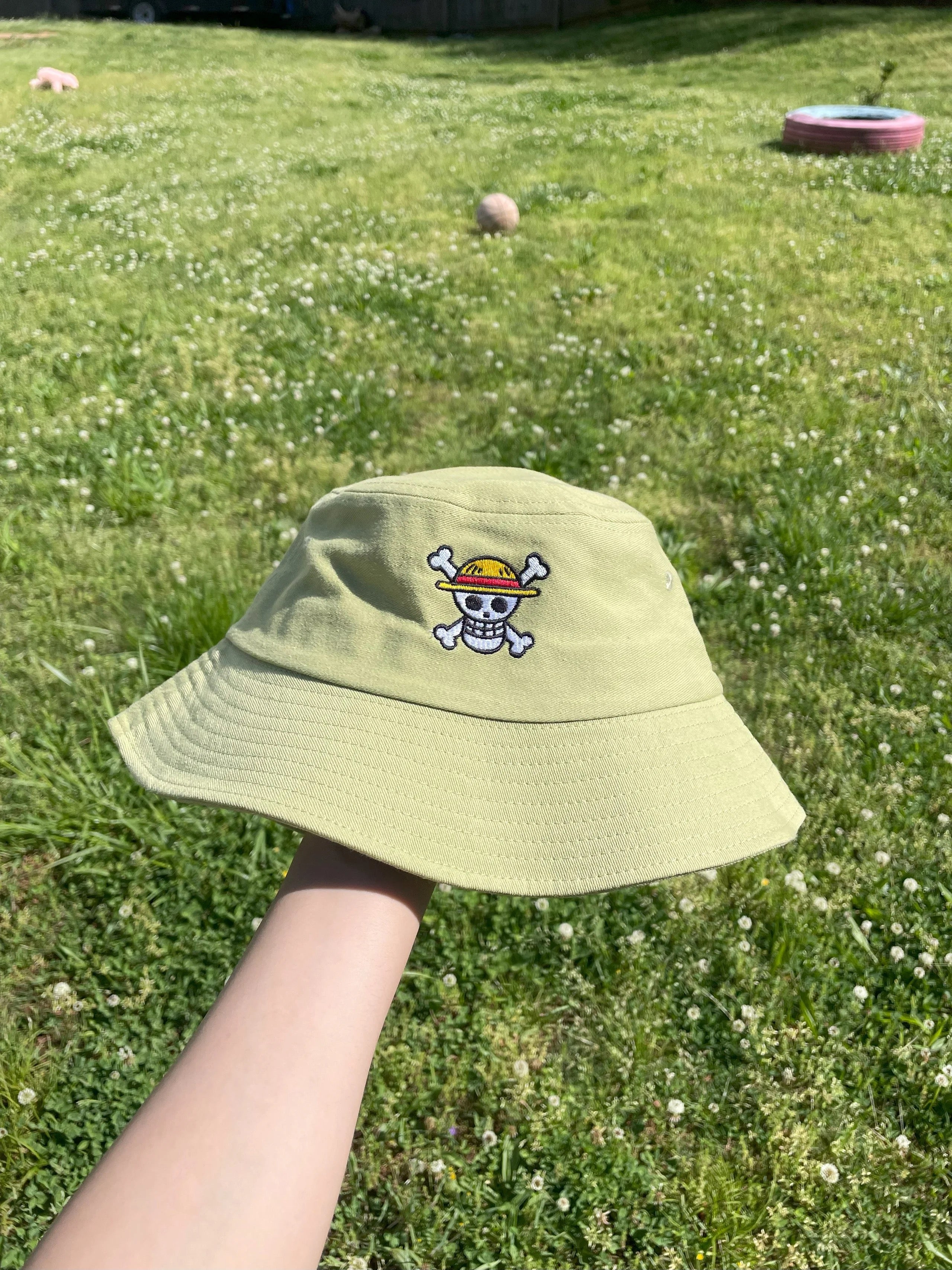 skull bucket hat