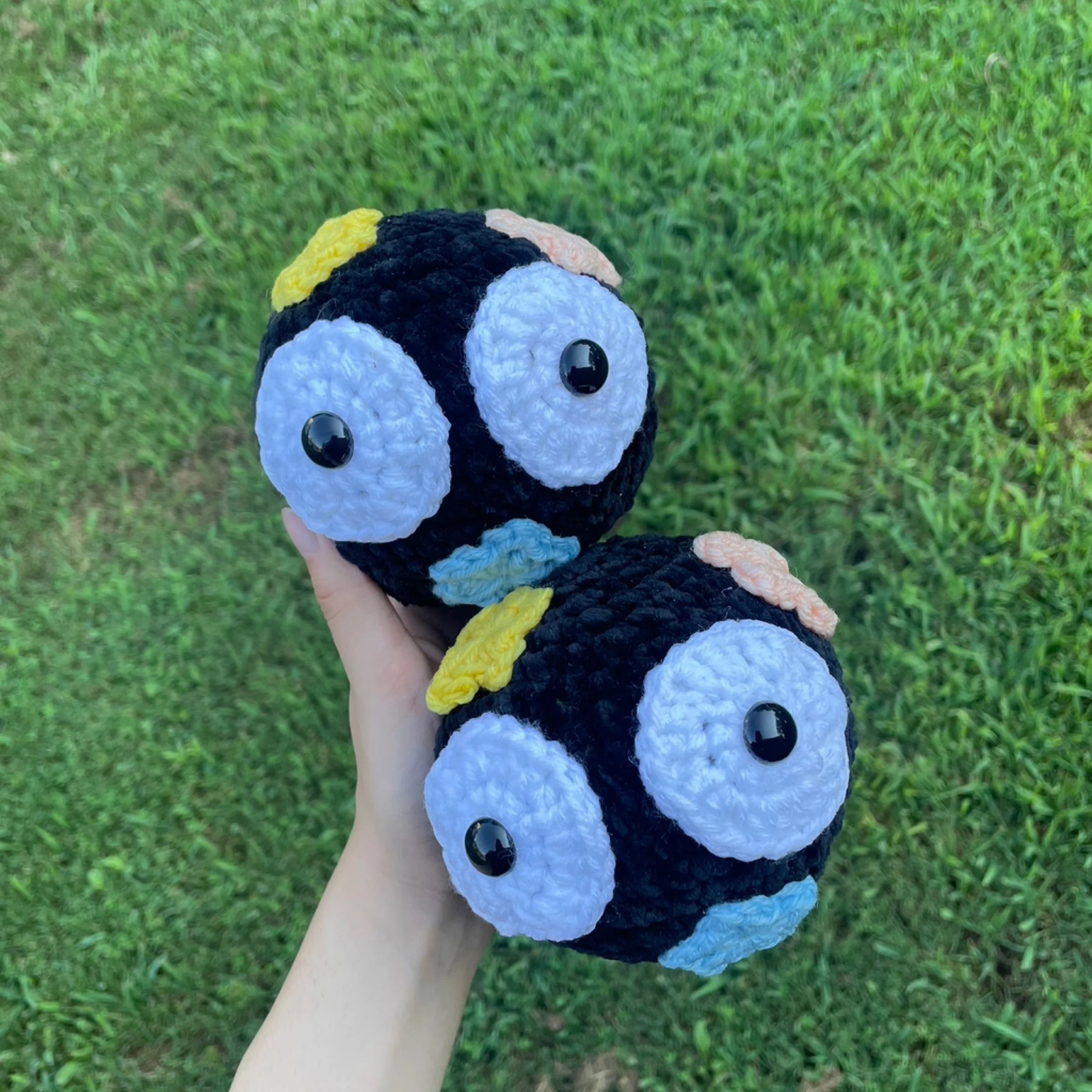 soot crotchet plushie